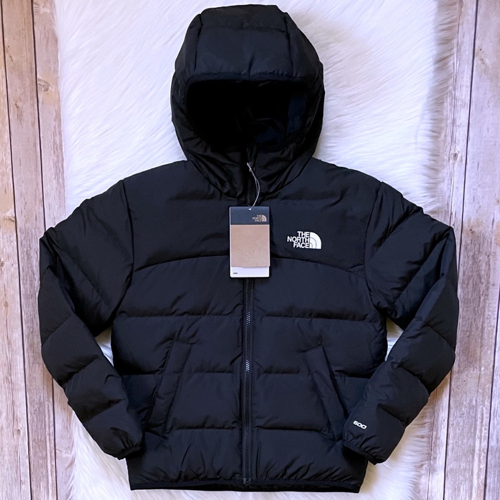 The North Face Boys’ Baltic Reversible Down Black Puffer Jacket - Picture 2 of 14